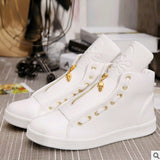 hoe high shoes men's shoes sports shoes men's new fashion tide men's casual shoes