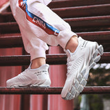 Flying woven mesh shoes sports running shoes