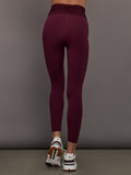 Ruched Mesh Legging in Melt - Fig