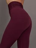 Ruched Mesh Legging in Melt - Fig
