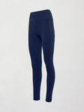 High Rise Pocket Legging in Diamond Compression - Navy