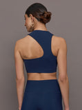 Open Back Bra in Melt - Navy Blazer