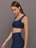 Cutout Bra in Melt - Navy
