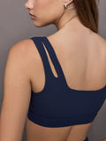 Cutout Bra in Melt - Navy