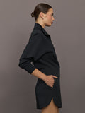 Full Zip Jacket in Interlock - Black