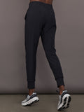 Jogger in Soft Luxe - Heather Black