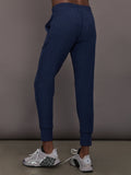 Jogger in Soft Luxe - Heather Navy Blazer