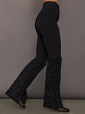 Curly Spat Legging - Black
