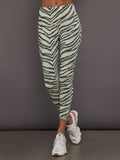 Reversible 25in High Midi Pant - Green