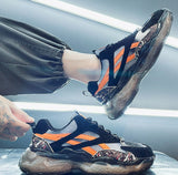 Men's Shoes Korean Style Low-cut Fashion Trendy Casual Shoes Platform Height Increasing Sports Running Shoes Trendy Shoes